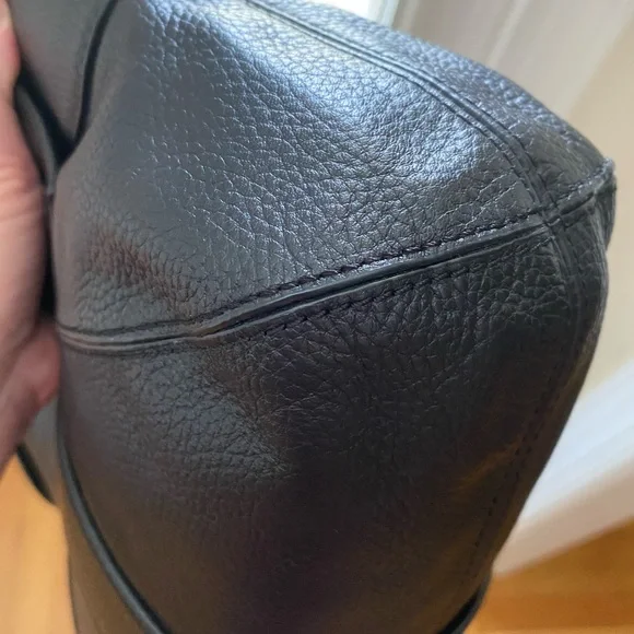 Furla Shoulder Bag Black Pebbled Leather - Picture 13 of 16